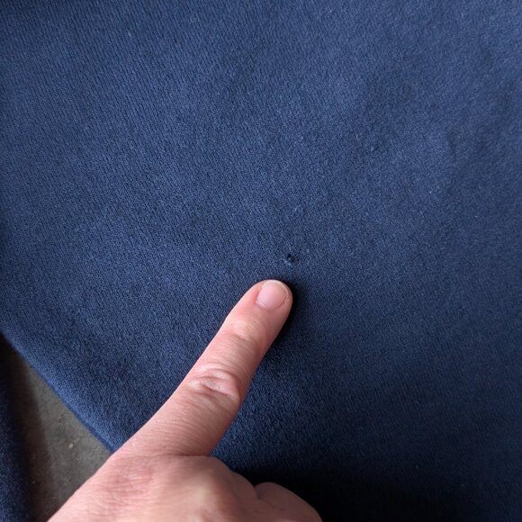 Acadia National Park Navy Orange Graphic Long Sleeve Crewneck Sweatshirt small - Picture 6 of 8